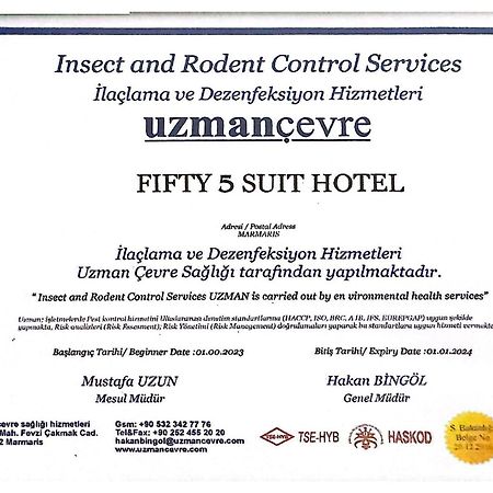 Fifty5 Suite Hotel Marmaris Kültér fotó