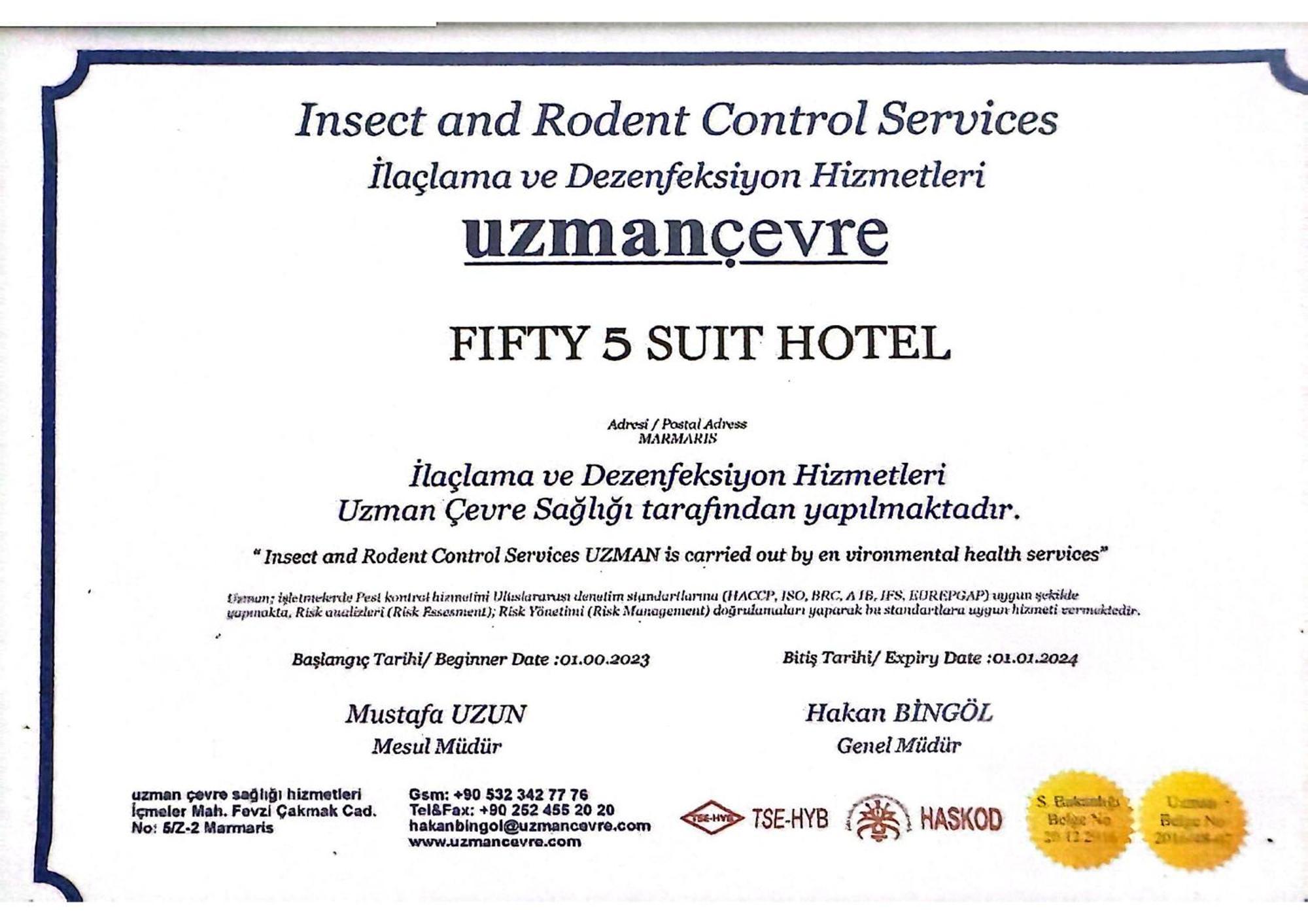 Fifty5 Suite Hotel Marmaris Kültér fotó